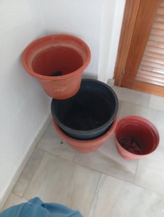 8 Macetas Terracota Nuevas