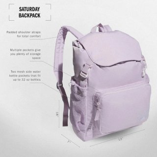 Mochila Adidas Saturday - Morado/Multicolor