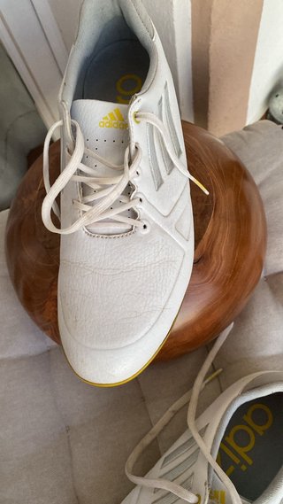 Zapatos de golf Adidas mujer blancos