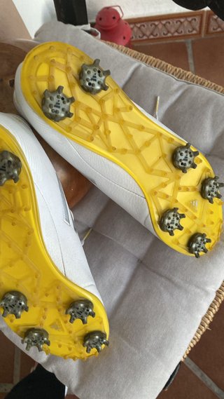 Zapatos de golf Adidas mujer blancos