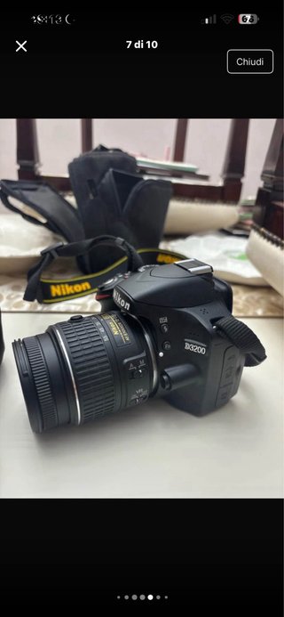 Nikon D3200 + Obiettivo 18-55mm VR II Kit