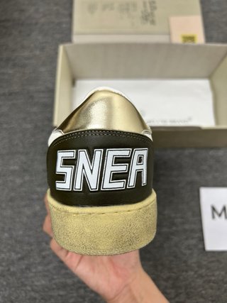 Scarpe Golden Goose Ball Star Bianche/Oro