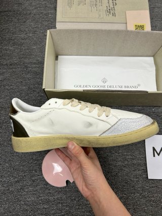 Scarpe Golden Goose Ball Star Bianche/Oro