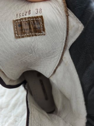 Stivali Lumberjack donna zip beige/nero