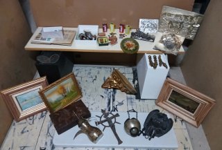 Lote de antigüedades varias