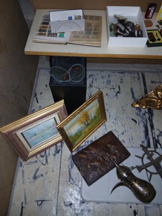 Lote de antigüedades varias