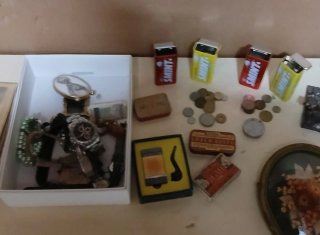 Lote de antigüedades varias