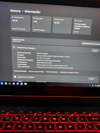 Portátil Gaming MSI GF63 Thin 11UC