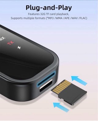 Adaptador Audio Bluetooth 5.4 Jack 3.5