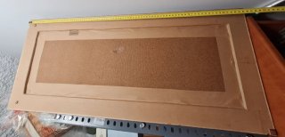 Cuadro Punto Segoviano Beige y Rojo