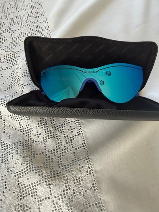 Occhiali Balenciaga Blu/Teal Originali