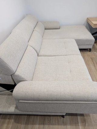 Sofá Chaiselongue Beige 3.05m