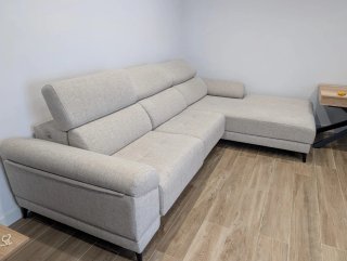 Sofá Chaiselongue Beige 3.05m