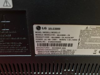 LIMPIEZA TRASTERO - TV LG 32 LCD Negro