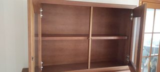 Conjunto Sala Jantar Madeira e Vidro