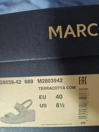 Sandalias cuña tacón naranjas