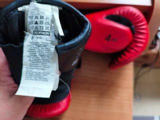 Guantes de boxeo JNR rojos