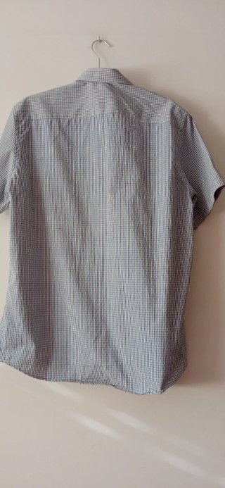 Camisa de cuadros manga corta talla 5