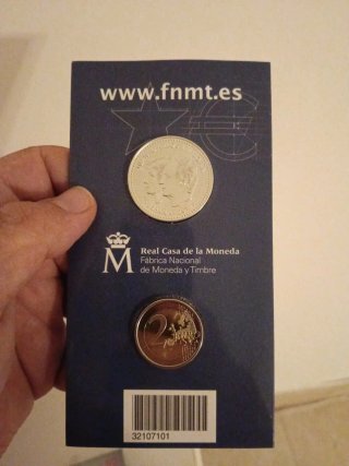 Monedas Aniversario Euro 2012 Blister 30e y 2e