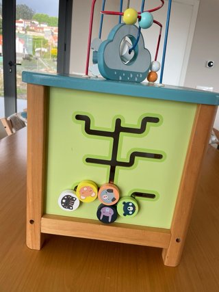 Cubo Actividades Madera Bebé 12 Meses