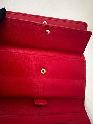 Portafoglio Louis Vuitton Rosso
