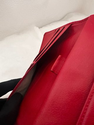Portafoglio Louis Vuitton Rosso