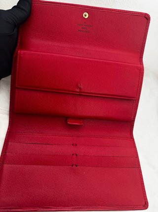 Portafoglio Louis Vuitton Rosso