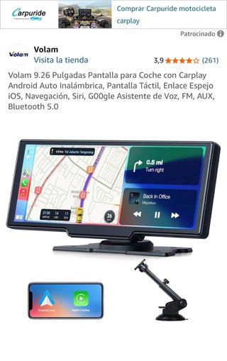 Pantalla Smart Screen para coche