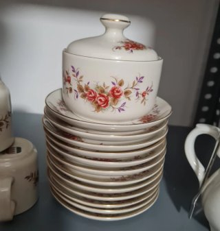 Juego de café de porcelana italiana