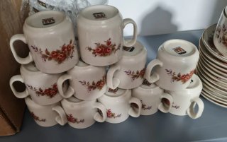 Juego de café de porcelana italiana