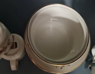 Juego de café de porcelana italiana