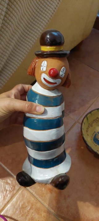 Figura payaso decorativa