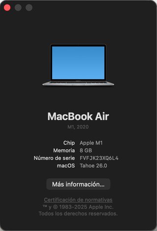 MacBook Air M1 Plata