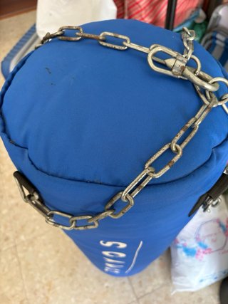 Saco de boxeo azul