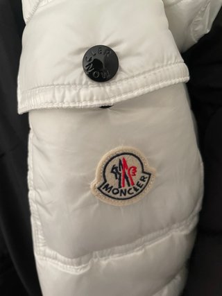 Giubbotto Moncler Bianco Taglia M