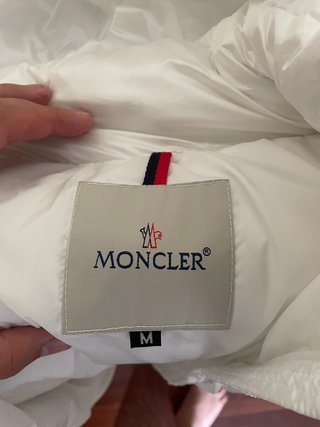 Giubbotto Moncler Bianco Taglia M