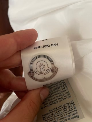 Giubbotto Moncler Bianco Taglia M