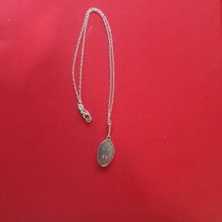 Cadena Plata con Medalla Virgen Milagrosa