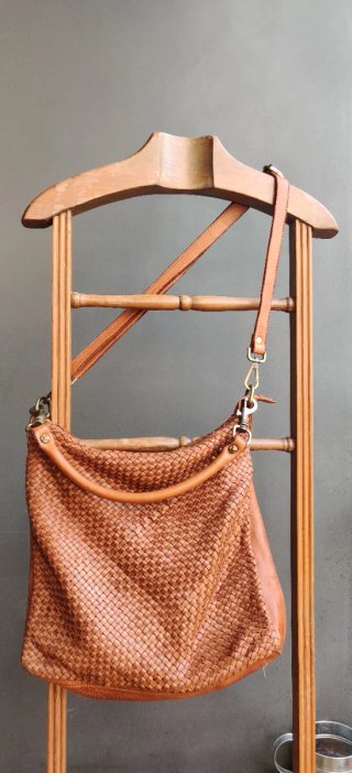 Bolso Piel The Genuine Leather Marrón