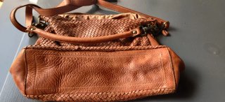Bolso Piel The Genuine Leather Marrón