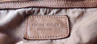 Bolso Piel The Genuine Leather Marrón