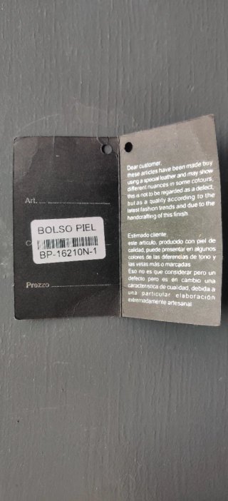 Bolso Piel The Genuine Leather Marrón