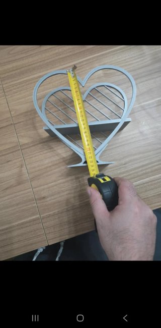 Mensola a forma di cuore