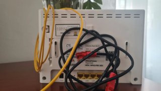 Router WiFi con Fibra Óptica