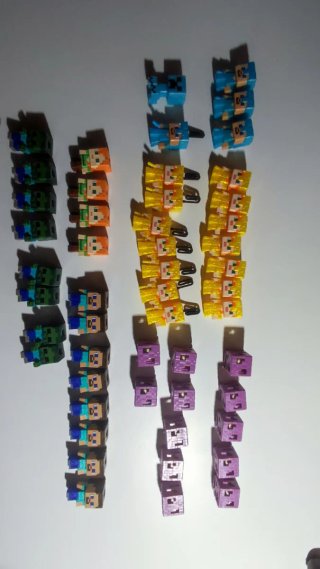 Figuras Minecraft Kinder Joy,mirar descripción