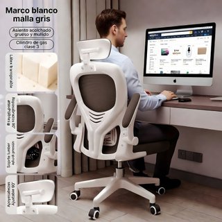 Nuevo Silla Oficina Ergonómica Malla Ajustable