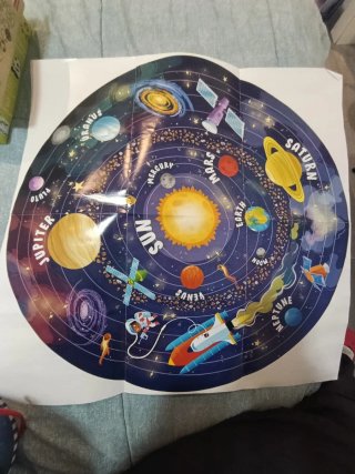 Puzzle redondo Apli Kids Sistema Solar