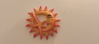 Sole Luna Decorazione Parete #sole #luna