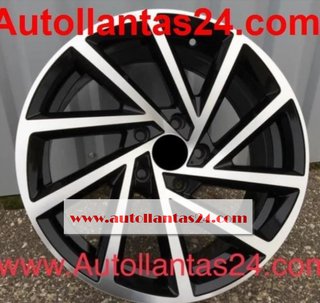 Juego de 4 llantas volkswagen r Turbina bl