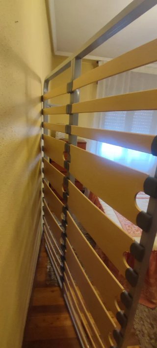 Somier 135cm por 1,80cm Metal y Madera
